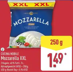 Aldi Nord CUCINA NOBILE Mozzarella XXL Angebot