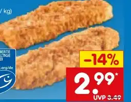 Netto Marken-Discount Knusperbackfisch Alaska Seelachs Angebot
