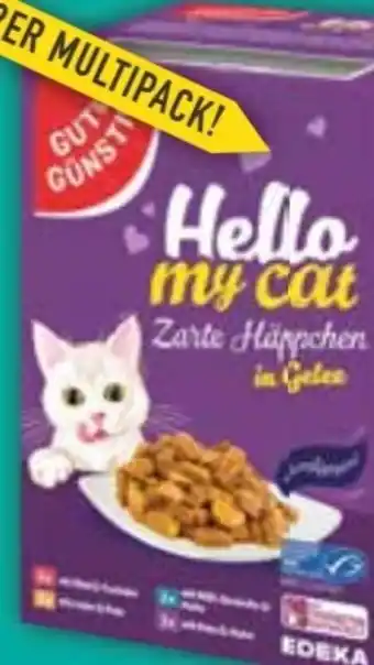 E-Center Gut & Günstig Hello my Cat Katzennahrung Angebot