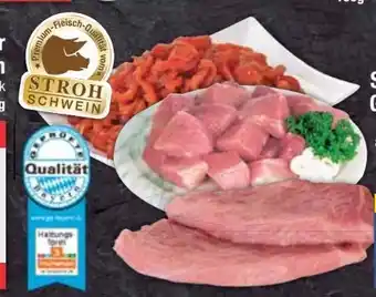 E-Center Strohschwein Gulasch Angebot