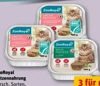 REWE Center ZooRoyal Katzennahrung Angebot