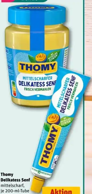REWE Center Thomy Mittelscharfer Delikatess Senf Angebot