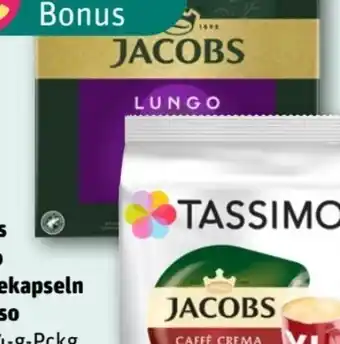 REWE Jacobs Lungo Kaffeekapseln Intenso Angebot
