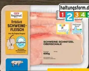 REWE Rewe Regional Schweine-Schnitzel-Oberschal Angebot