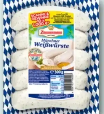 REWE Fleischwerke Zimmermann Münchner Weißwürste Angebot