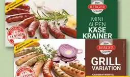 REWE Berger Bio Mini Alpen Käsekrainer Angebot