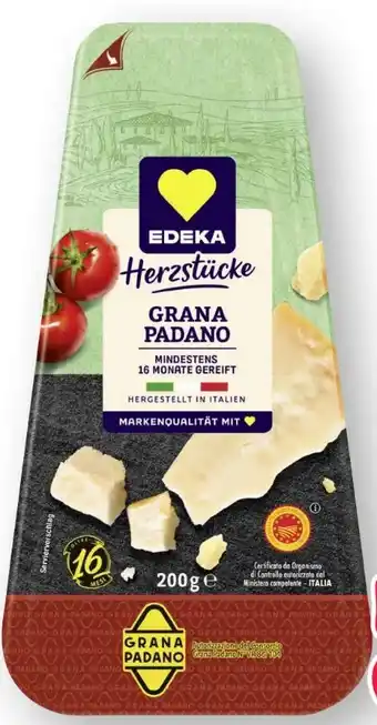 Scheck-in-Center Edeka Herzstücke Grana Padano Angebot