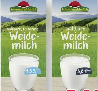 Scheck-in-Center Schwarzwaldmilch Haltbare Fettarme Weidemilch Angebot