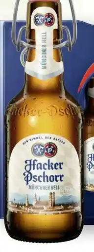 Scheck-in-Center Hacker-Pschorr Münchner Hell Angebot