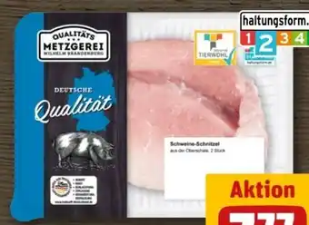 REWE Center Metzgerei Wilhelm Brandenburg Schweine-Schnitzel Angebot