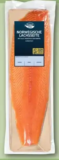 REWE Center Seafood 4You Norwegische Lachsseite Angebot