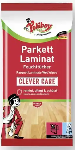 Scheck-in-Center Poliboy Parkett Laminat Feuchttücher Angebot