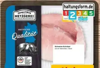 REWE Metzgerei Wilhelm Brandenburg Schweineschnitzel Angebot