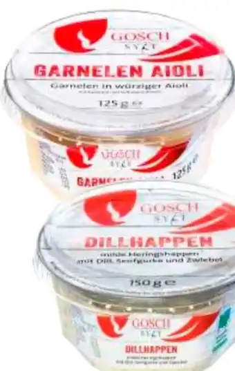 Edeka Gosch Garnelen in Dillcreme Angebot