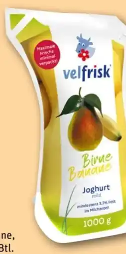REWE Velfrisk Joghurt Birne Banane Angebot