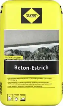Globus Baumarkt Sakret Beton-Estrich Angebot