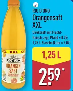 Aldi Nord RIO D'ORO Orangensaft XXL Angebot