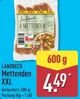 Aldi Nord LANDBECK Mettenden XXL Angebot