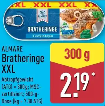 Aldi Nord ALMARE Bratheringe XXL Angebot