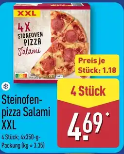 Aldi Nord Steinofenpizza Salami XXL Angebot