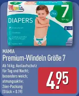 Aldi Nord Mamia Premium-Windeln Größe 7 Angebot