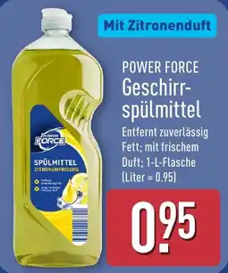 Aldi Nord POWER FORCE Geschirrspülmittel Angebot