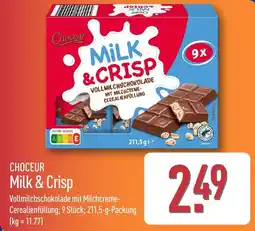 Aldi Nord CHOCEUR Milk & Crisp Angebot