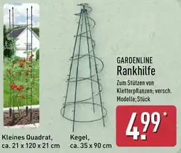 Aldi Nord GARDENLINE Rankhilfe Angebot