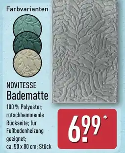 Aldi Nord Novitesse badematte Angebot