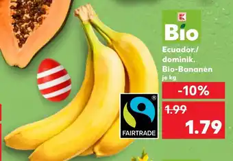 Kaufland Bio-bananen Angebot
