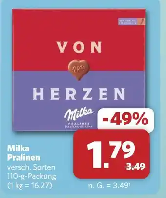 Combi Milka pralinen Angebot