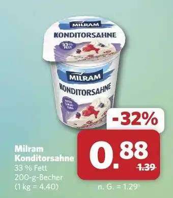 Combi Milram konditorsahne Angebot