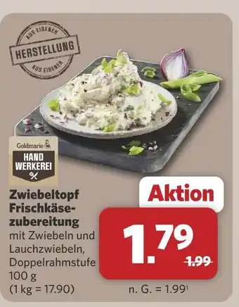 Combi Goldmarie zwiebeltopf frischkäsezubereitung Angebot