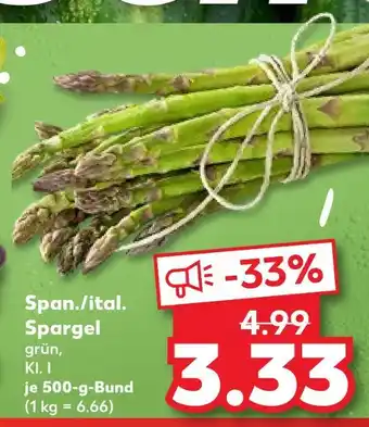 Kaufland Span./ital. spargel Angebot