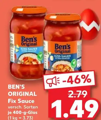 Kaufland Ben's original fix sauce Angebot