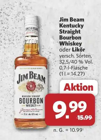 Combi Jim beam kentucky straight bourbon whiskey Angebot