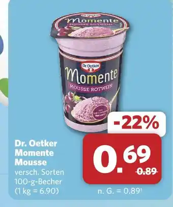 Combi Dr. oetker momente mousse Angebot