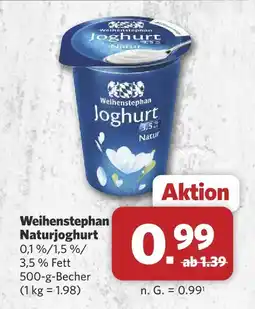 Combi Weihenstephan naturjoghurt Angebot