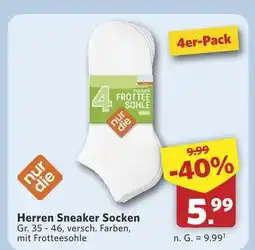 Combi Nur die herren sneaker socken Angebot