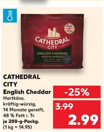 Kaufland Cathedral city english cheddar Angebot