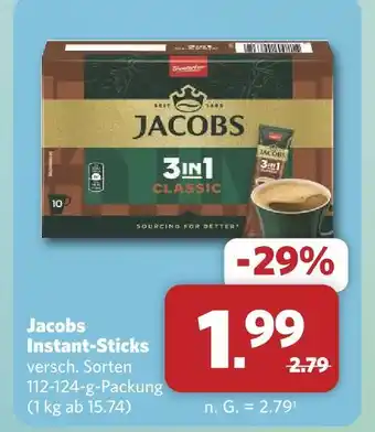 Combi Jacobs instant-sticks Angebot