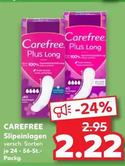 Kaufland Carefree slipeinlagen Angebot