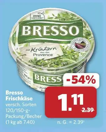 Combi Bresso frischkäse Angebot