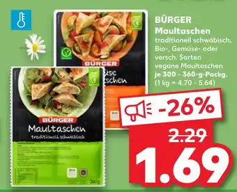 Kaufland Bürger maultaschen Angebot