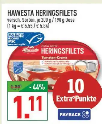 Marktkauf Hawesta heringsfilets Angebot