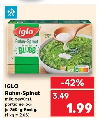 Kaufland Iglo rahm-spinat Angebot