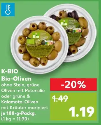 Kaufland K-bio bio-oliven Angebot