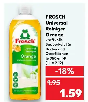 Kaufland Frosch universal-reiniger orange Angebot