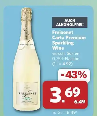 Combi Freixenet carta premium sparkling wine Angebot