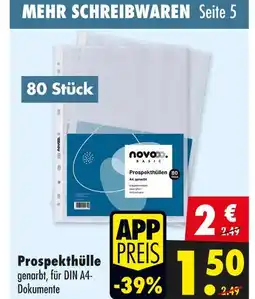 Mäc Geiz Novoo basic prospekthüllen Angebot
